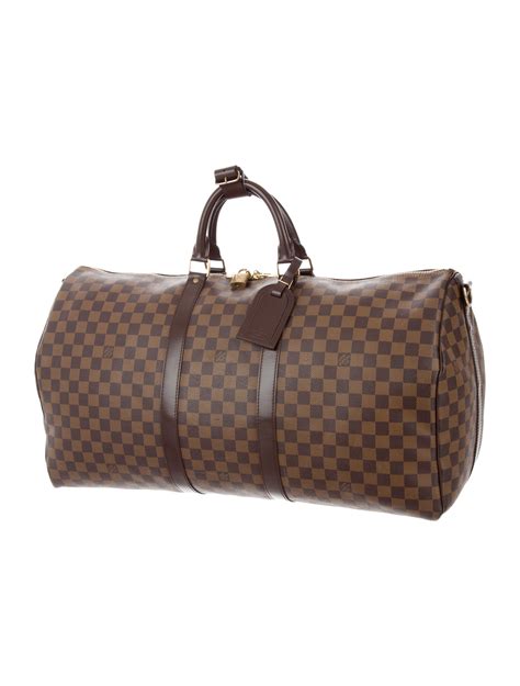 louis vuitton keepall 55 damier ebene|keepall 55 price.